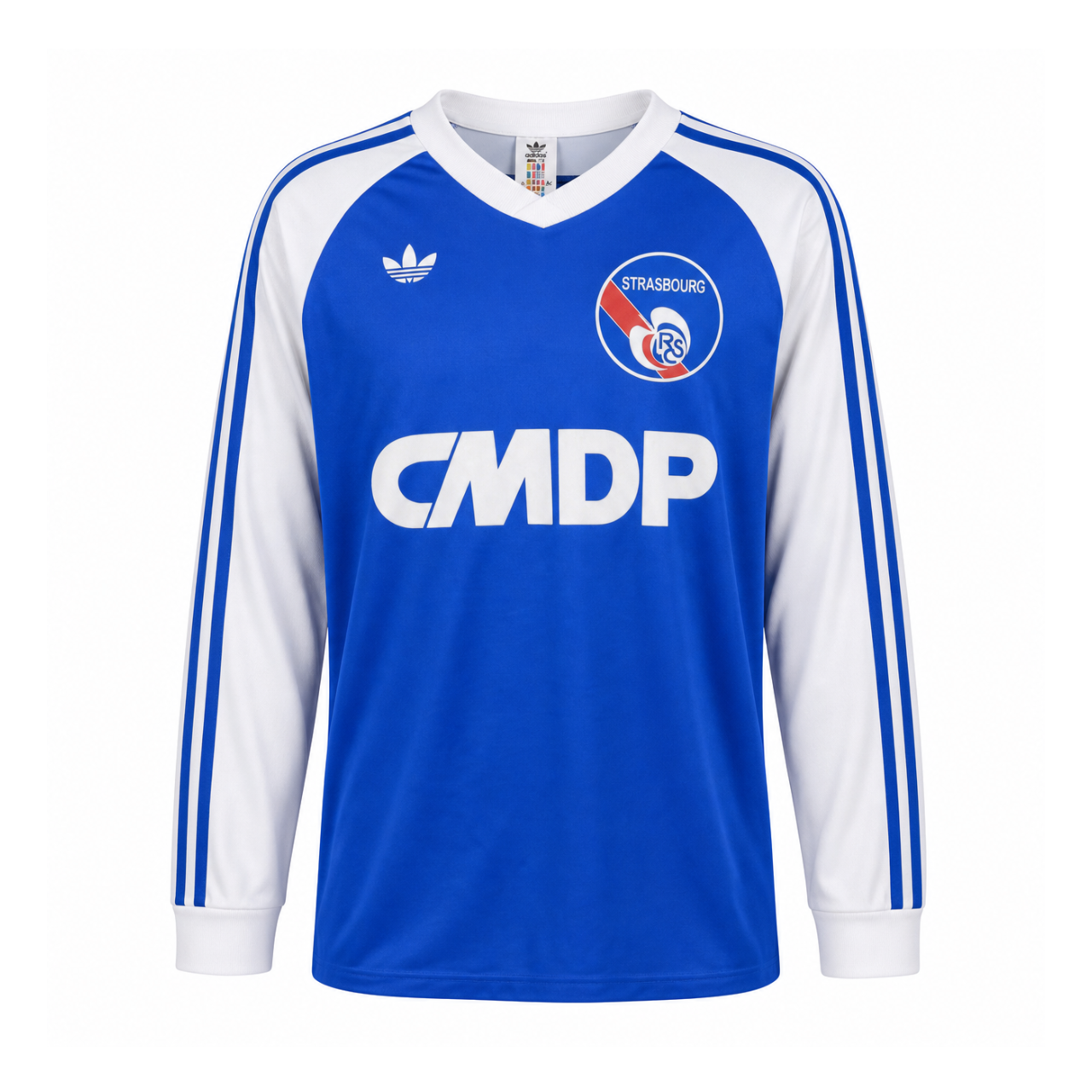 RC Strasbourg Alsace 1978/79 Home Long Sleeve Jersey