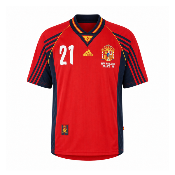 Spain 1998 Home Jersey
