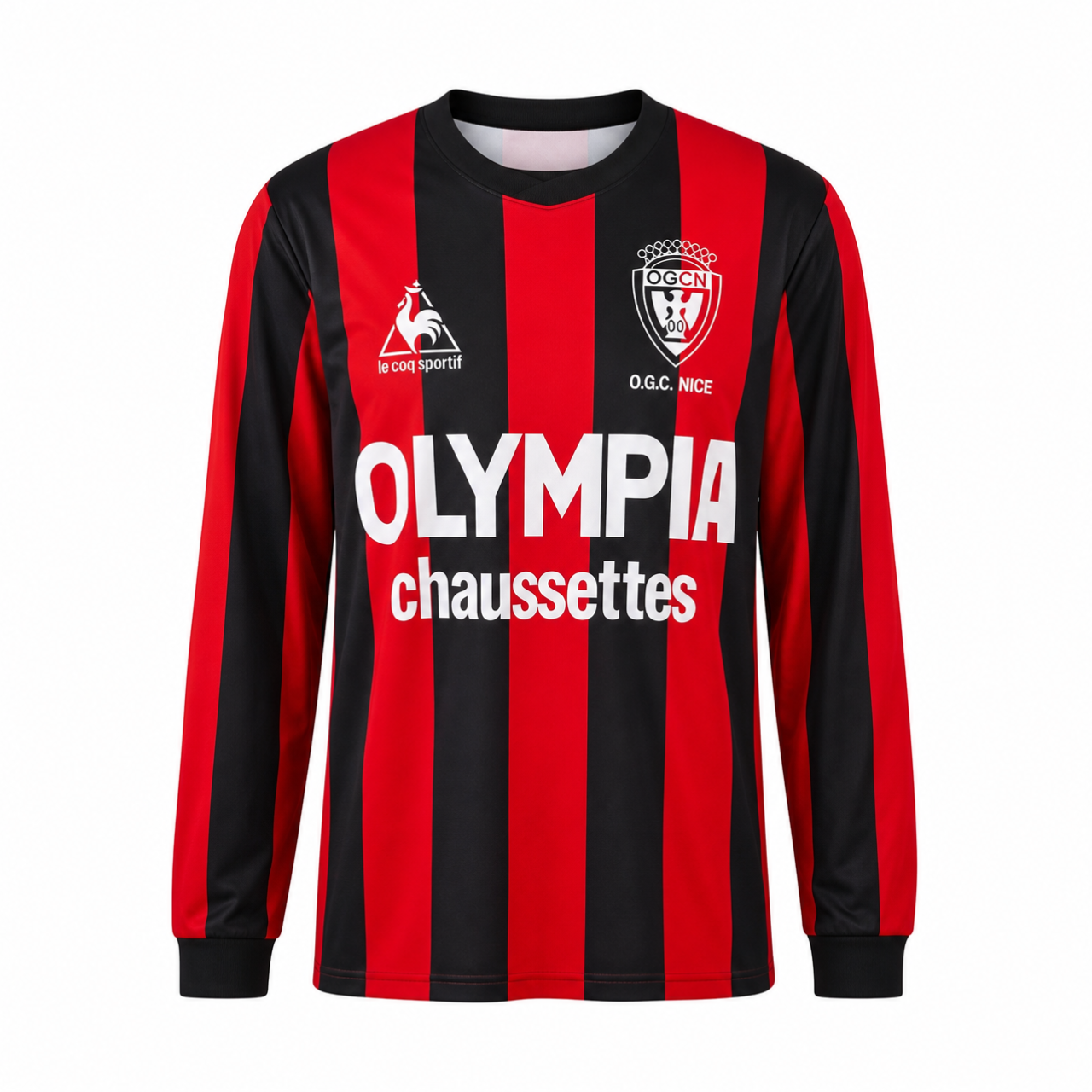 OGC Nice 1977/78 Home Long Sleeve Jersey