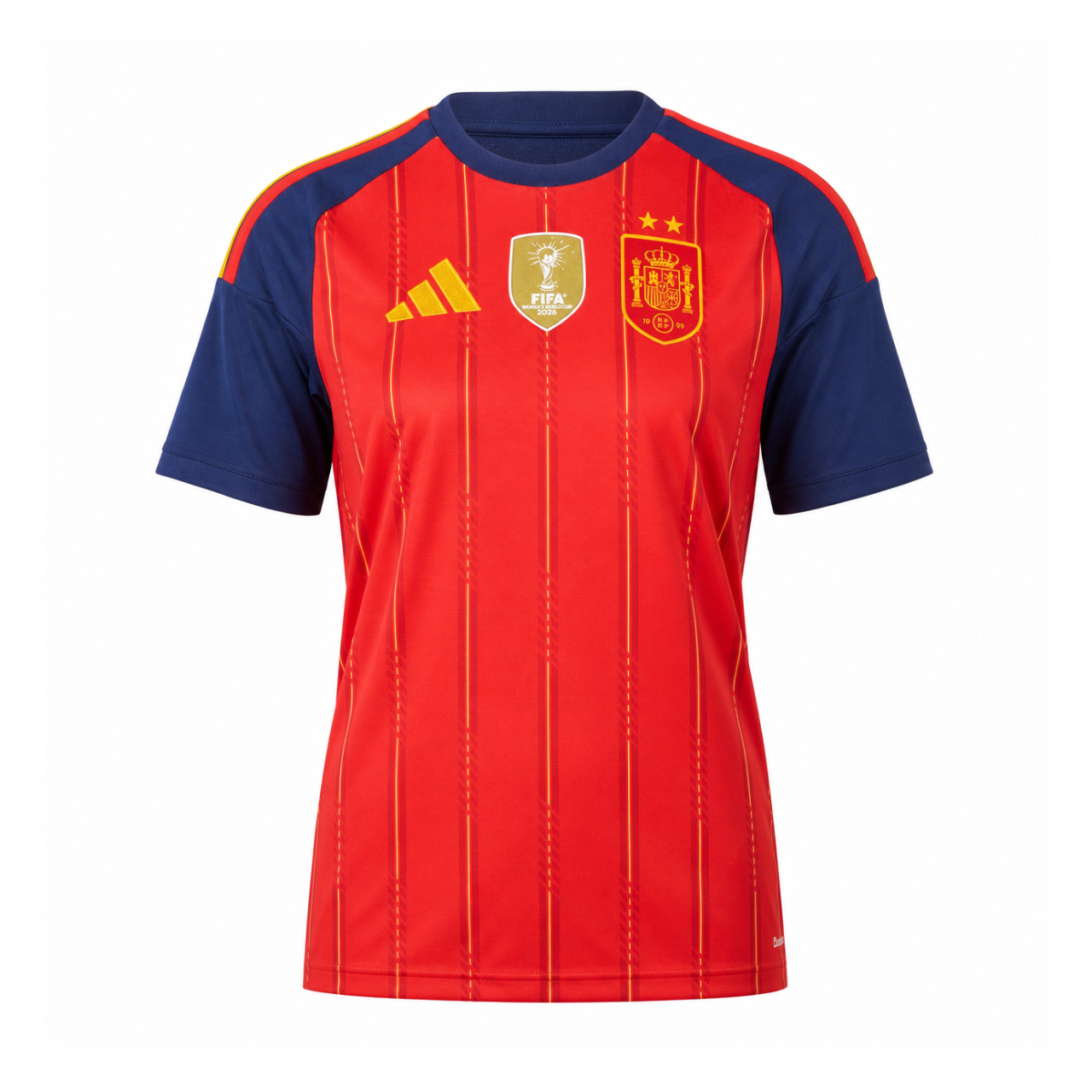 Spain 2026 Home Two Stars Women Jersey